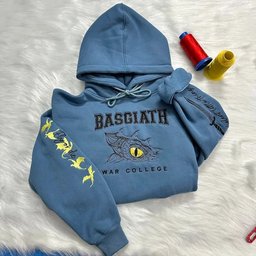 Fourth Wing Embroidered Sweatshirt, Basgiath War Collage Embroidered Hoodie, Dragon Rider