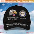 Personalized Embroidery Cap - United States Navy USS Hollister (DD-788)