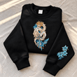 The Legend of Zelda Light Dragon Embroidered Sweatshirt and Hoodie, Tears of the Kingdom Crewneck, TOTK Gamer Gift, Fantasy Game Apparel