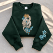 The Legend of Zelda Light Dragon Embroidered Sweatshirt and Hoodie, Tears of the Kingdom Crewneck, TOTK Gamer Gift, Fantasy Game Apparel