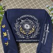 Fourth Wing Flammengeküsst Embroidered Sweatshirt, Fly Or Die Flieg oder stirb Embroidered Hoodie, Wingleader Geschwaderführer Embroidered Gingham Sweatshirt, Violent Little Thing Embroidered Mockneck Sweatshirt