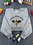 Fourth Wing Flammengeküsst Embroidered Sweatshirt, Wingleader Geschwaderführer Embroidered Hoodie, Fly Or Die Flieg oder stirb Embroidered Gingham Sweatshirt, Basgiath War College Embroidered Mockneck Sweatshirt