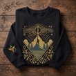 Hero's Journey The Legend of Zelda Embroidered Sweatshirt And Hoodie, Zelda Tears of the Kingdom Crewneck, Triforce Hylian Crest Shirt