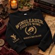 Fourth Wing Embroidered Sweatshirt, Wingleader Embroidered Hoodie, Violet Embroidered Gingham Sweatshirt, Basgiath War College Embroidered Mockneck Sweatshirt