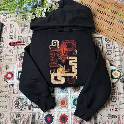 Zelda Light & Dark Dragons Embroidered Sweatshirt And Hoodie, Tears of the Kingdom Jumper, Nintendo Gamer merch, Gift for Zelda Fans