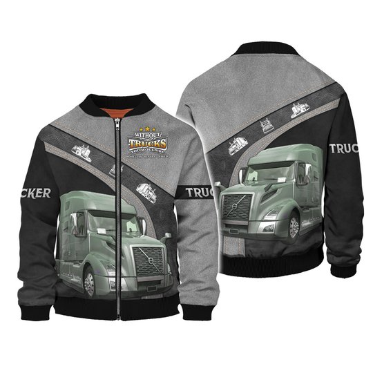 Trucker 3D Hoodie For Men And Women 3D Hoodie