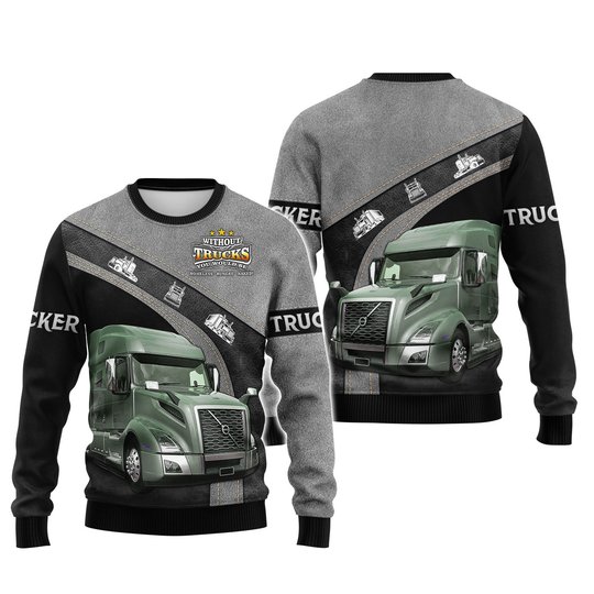 Trucker 3D Hoodie For Men And Women 3D Hoodie