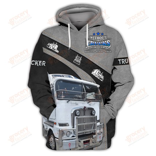 Kenworth Trucker 3D All Over Printed Hoodie T Shirt