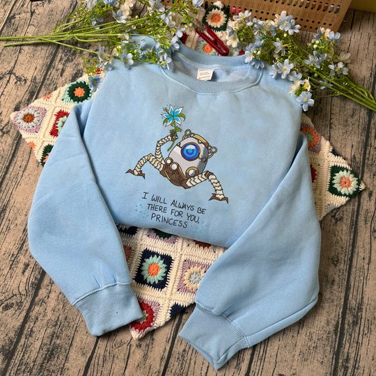 Terrako Zelda Embroidered Sweatshirt And Hoodie, Hyrule Warriors: Age of Calamity Jumper, Nintendo Gamer