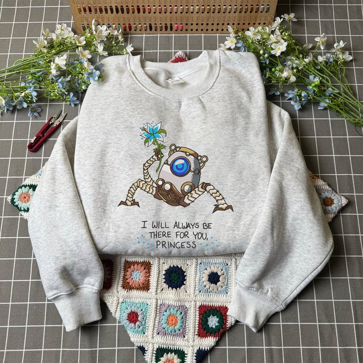 Terrako Zelda Embroidered Sweatshirt And Hoodie, Hyrule Warriors: Age of Calamity Jumper, Nintendo Gamer