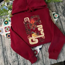 Zelda Light & Dark Dragons Embroidered Sweatshirt And Hoodie, Tears of the Kingdom Jumper, Nintendo Gamer merch, Gift for Zelda Fans