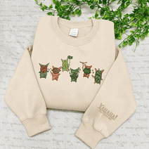 Korok Zelda Embroidered Sweatshirt, Legend of Zelda Merch, Yahaha You Found Me Hoodie, Gamer Gift