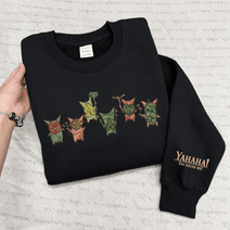 Korok Zelda Embroidered Sweatshirt, Legend of Zelda Merch, Yahaha You Found Me Hoodie, Gamer Gift