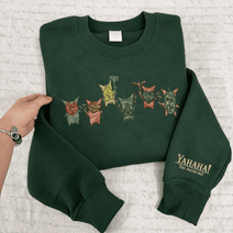 Korok Zelda Embroidered Sweatshirt, Legend of Zelda Merch, Yahaha You Found Me Hoodie, Gamer Gift