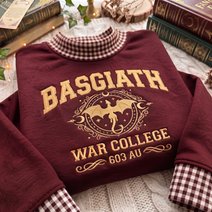 Fourth Wing Embroidered Tshirt, Dragon Rider Embroidered Sweatshirt, Wingleader Embroidered Hoodie, Dragon Academy Embroidered Gingham Sweatshirt, Basgiath War College Embroidered Mockneck Sweatshirt