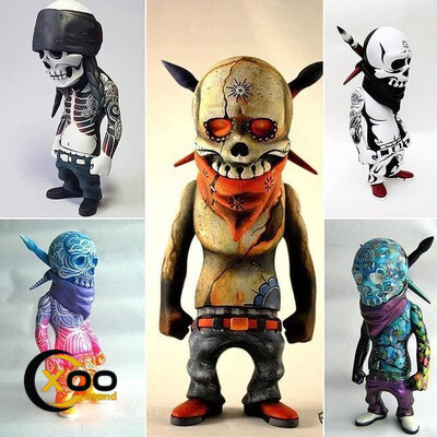 Hip Hop Commemorative Skeleton Ornaments Desktop Resin Crafts Gifts For Kids Fans Supplies Table Decor Prop Halloween Decor