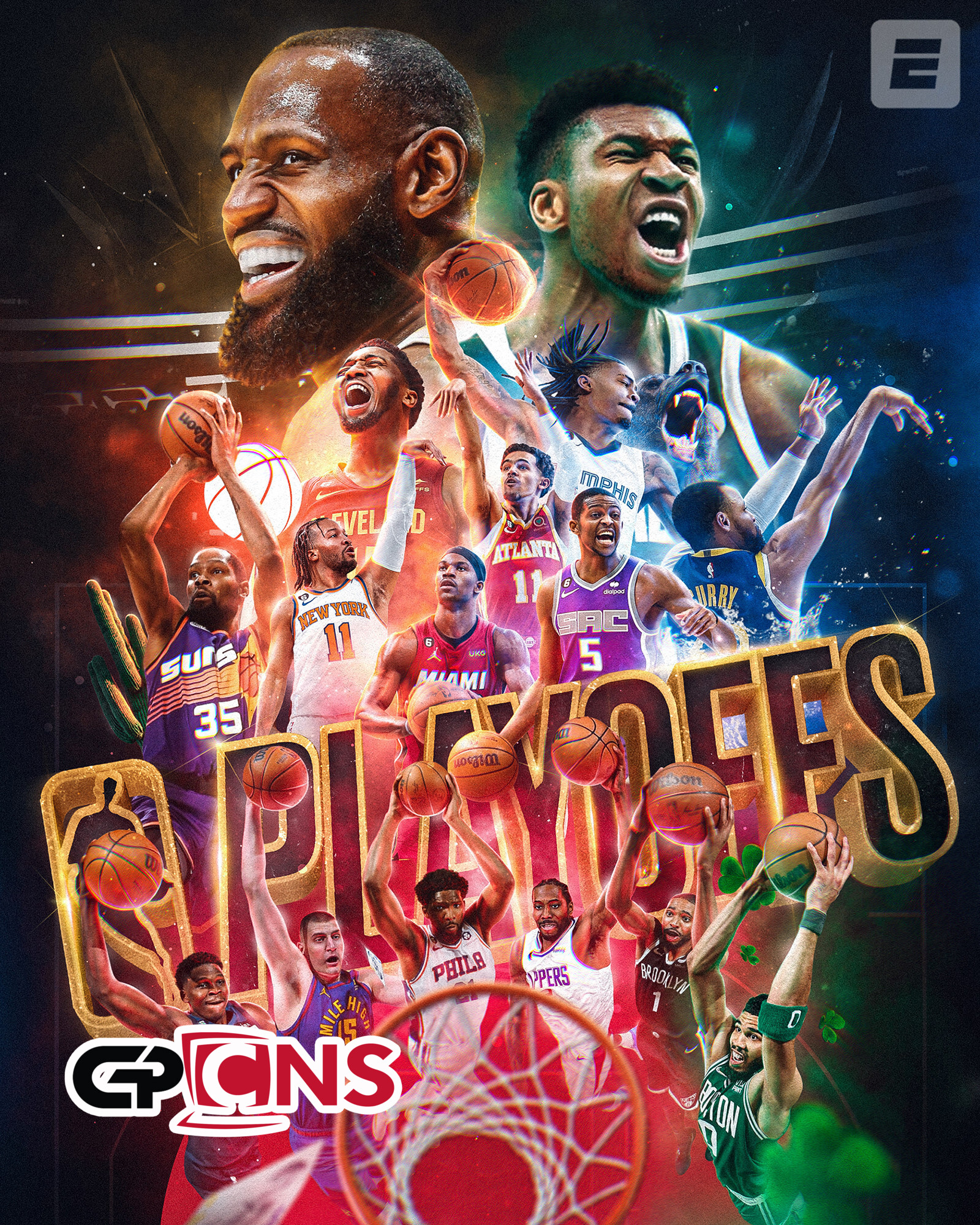 NBA Playoffs 2023 Poster - T-shirt Frenzy