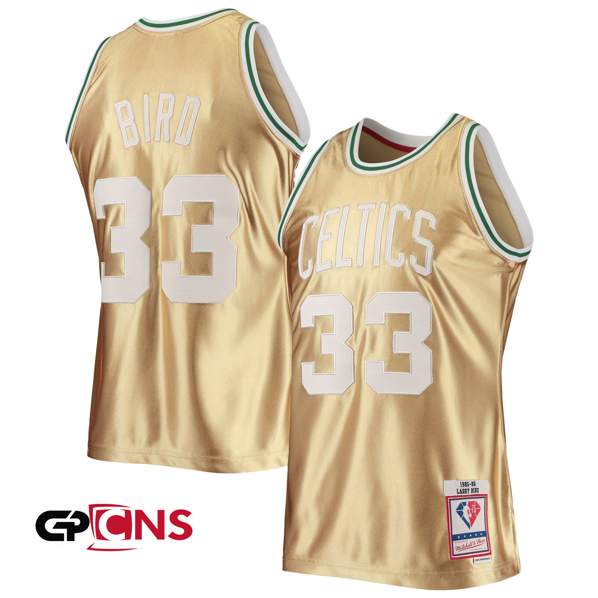 Maillot Larry Bird Boston Celtics Mitchell & Ness - Hardwood Classics - Taille Jeune