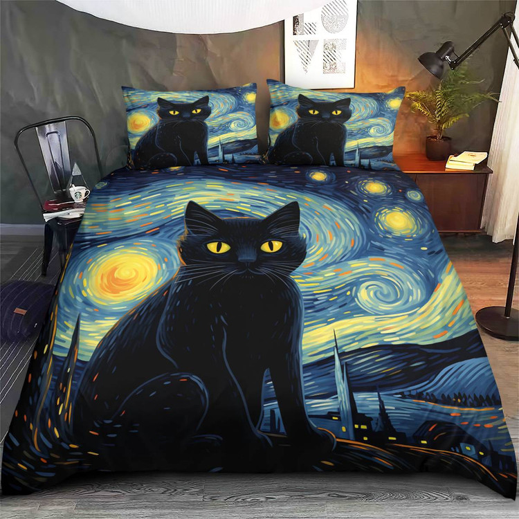 black Cat bedding set