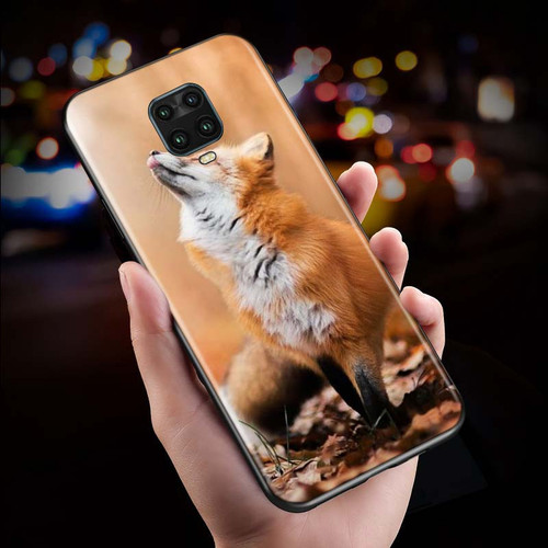 Lovely Animal Fox Silicone Cover For Xiaomi Redmi Note 10 10S 9 9S Pro Max 9T 8T 8 7 6 5 Pro 5A Phone Case
