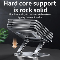 Laptop Stand Adjustable Aluminum Alloy Notebook Tablet Stand