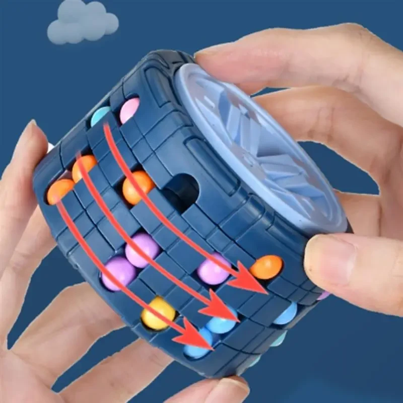 3D Cylinder Cube Toy