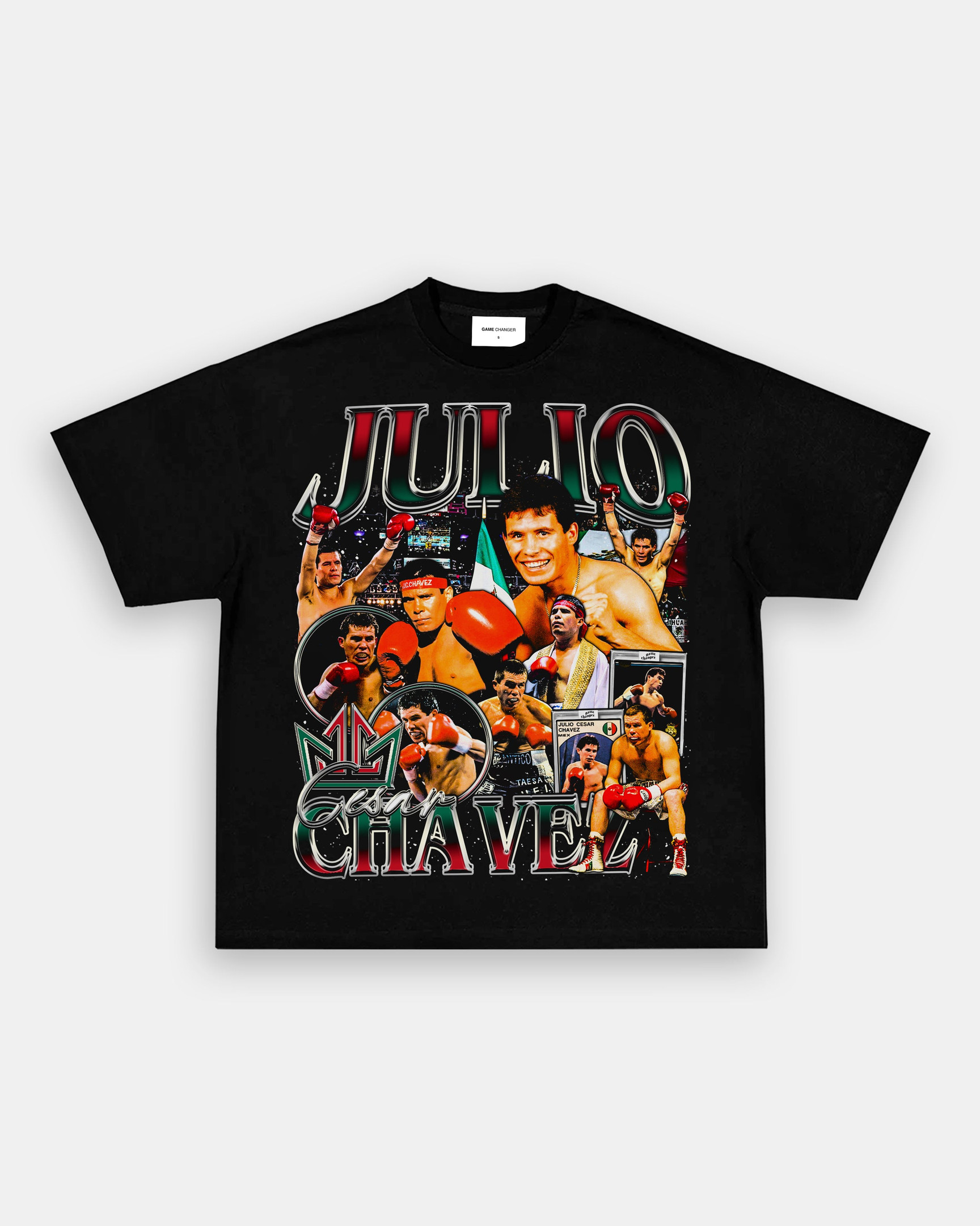 T-Shirt Julio Cesar Chavez Unisexe - Marque Gildan - Toutes Tailles - Personnalisable - Neuf Avec étiquettes