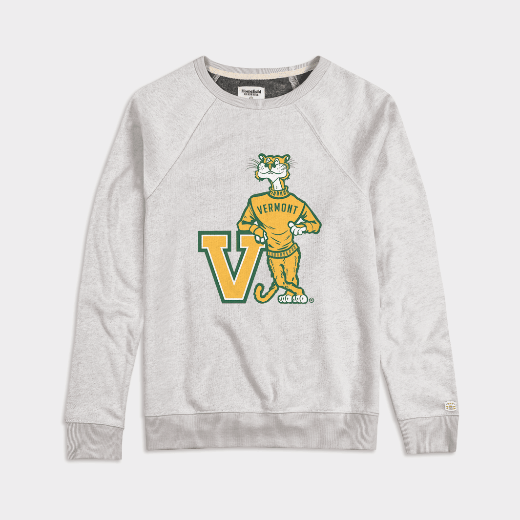 Vintage Vermont Catamounts Charlie Crewneck - Immortaldbien Store