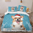 Corgi Christmas Bedding Set - Bedcovers for a Festive Touch