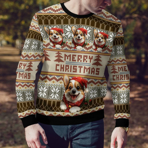 Corgi Christmas New Sweater - Pullover for Winter