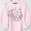 Customized Flower Grandma Sweatshirt with Kids Names, Floral Sweatshirt For Grandma, Nana, Mimi, Mama, Flower Grandma Sweatshirt 2024