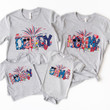 Custom Family Matching Shirts, Personalized Independence Day Family Matching Shirts, Custom Name Family Matching Shirt, Custom 04th of July Family Matching Outfit