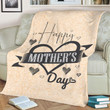 Happy Mother's Day Throw Blanket for Mom, Gift from Son/Daughter for Mother's Day, Best Gift Idea For Mother, Mimi, Grandmother