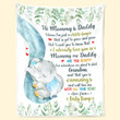 Dear Mommy Blanket Our Adventures Are About To Start Personalized Custom Baby Blanket Baby Shower Gift, Gift For First Mom