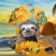 Sloth Sunflower Hawaii Shirt, Animal Lover Shirt, Family Vacation Hawaii Shirts, Funny Sloth Shirt, Sloth Lover Gift, Sunflower Gift