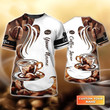 3D Shirt - Personalized Coffee Lover Tshirt Coffee Shirts Men Women