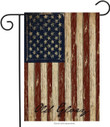 Independence Garden Flag, Old Glory Patriotic Garden Flag Vintage American Flag, Garden Flag, Design Independence Day Outdoor Decorations, Vertical Fourth
