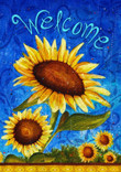 Thanksgiving Garden Flag, Toland Home Garden Sweet Sunflowers Decorative Summer Welcome Flower Double Sided House Flag