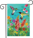 Spring Garden Flag,  Greeting Spring Garden Flag Floral Birds, Home Décor, Wonderful GiftPerfect Decoration, Yard Lawn Patio Porch Veranda Garden, Top Sleeve, Standard Flag Pole