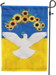 Sunflower Garden Flag,  Garden Flags,Ukrainian Pigeon and Sunflower Flag Double Sided Printing Burlap for Outside Decorations