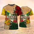 3D All Over Print Mexico Map Shirt, A Long Time Ago Mexican Shirt Men Women