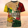 3D All Over Print Mexico Map Shirt, A Long Time Ago Mexican Shirt Men Women
