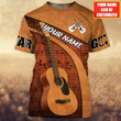 Custom Guitar Shirt, Guitarist Tshirt, Gift For A Guitar Men Women, Guitar Lover Gifts