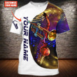 3D All Over Print Colorful Saxophone Tshirt, Unisex Saxophone Shirt