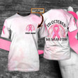 Pink And White Breast Cancer Awareness T Shirt For Men Women