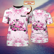 3D Print Breast Cancer Awareness T Shirt, Car Hope Shirt For Breast Cancer Survivor
