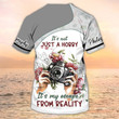 Custom Photographer Shirts Camera Pattern Design Shirts Not Just A Hobby Camera Tshirt