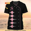 Salon Uniform Tshirt Spa Custom T Shirt 3D Tweezer Shirts Women Spa Shirt