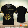 Dog Walker Paw Uniform Black Personalized 3D Tshirt For Groomer, Gift For Dog Lover