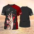Personalized Name 3D Print Nail Tech Shirt, Unisex Premium Nail Shirts, Nail Shop Uniform